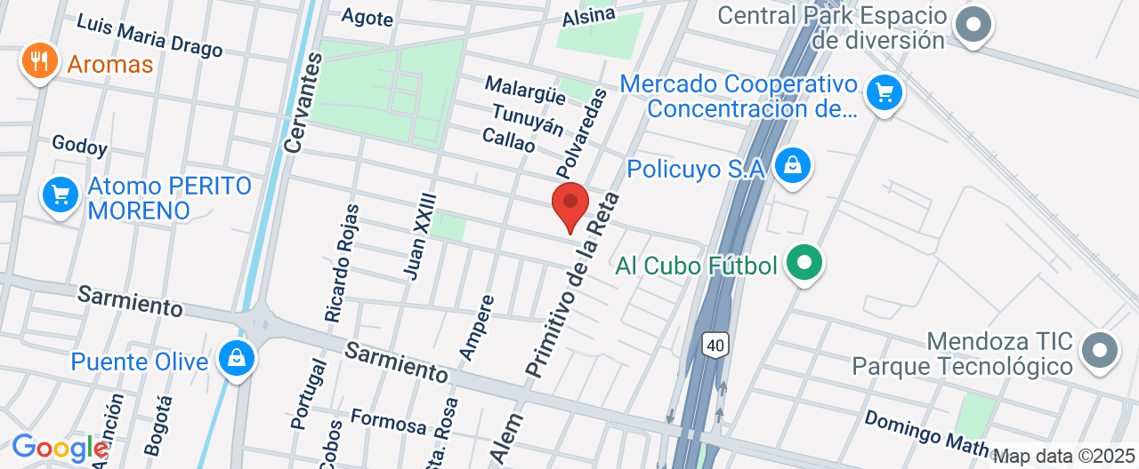 Mapa de la ubicación