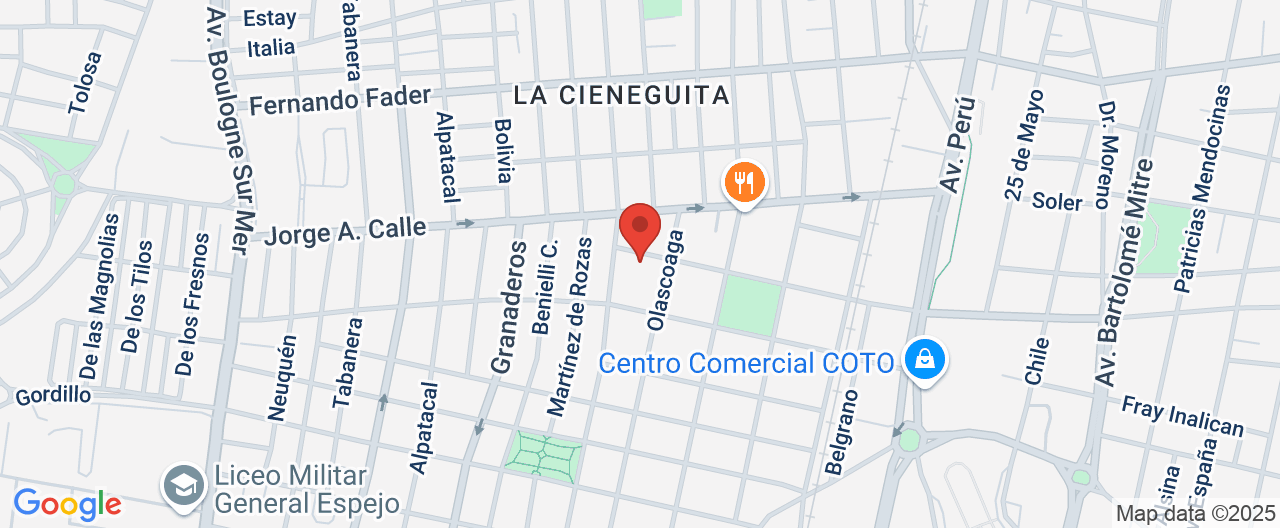 Mapa de la ubicación