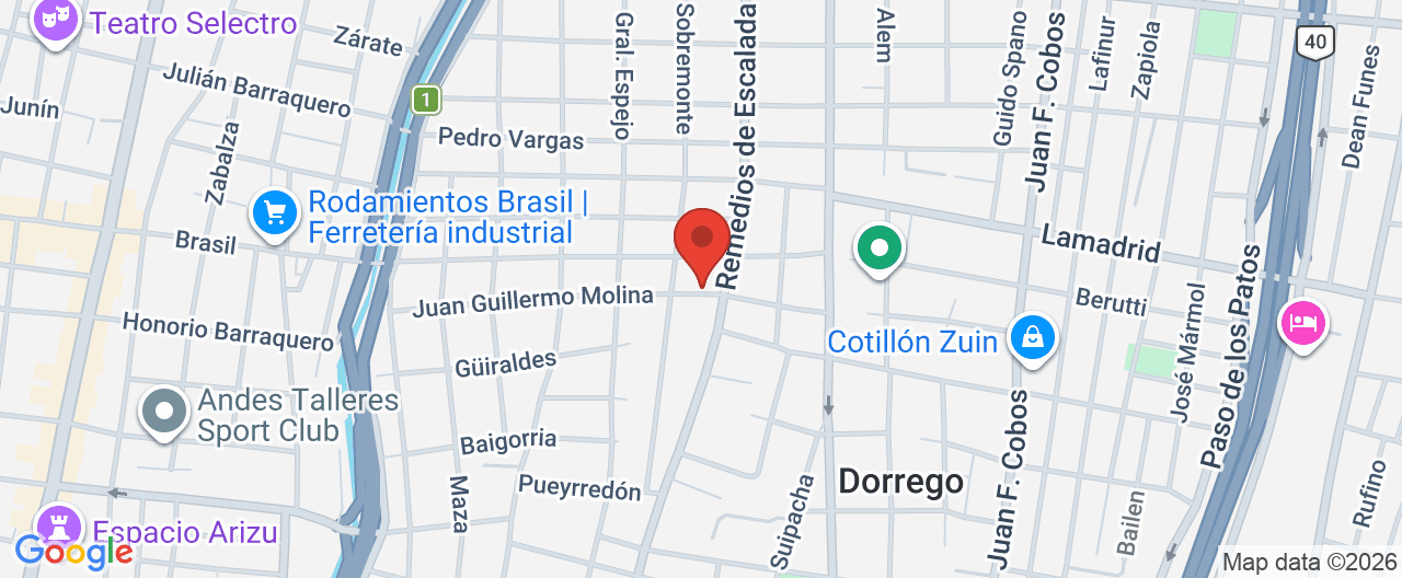 Mapa de la ubicación
