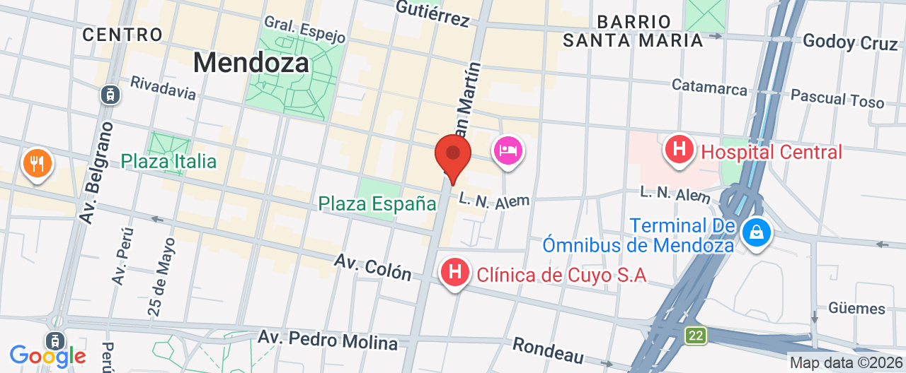 Mapa de la ubicación