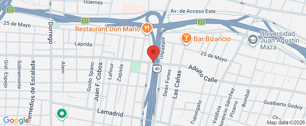 Mapa de la ubicación