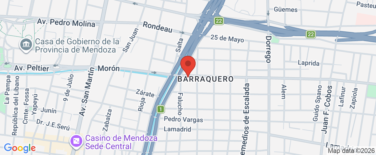 Mapa de la ubicación