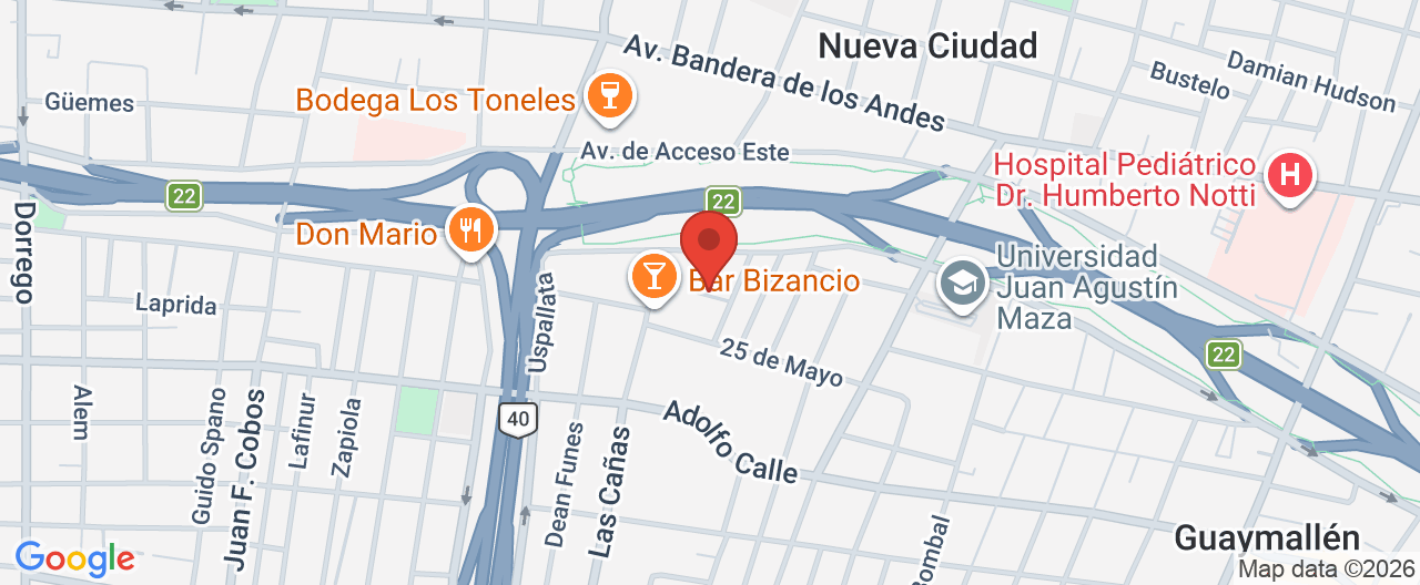 Mapa de la ubicación