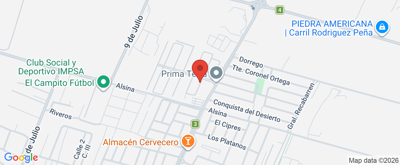 Mapa de la ubicación