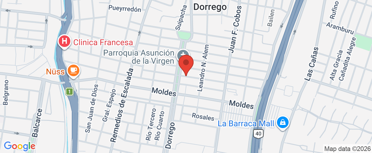 Mapa de la ubicación