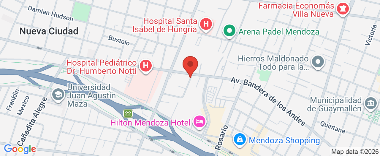 Mapa de la ubicación