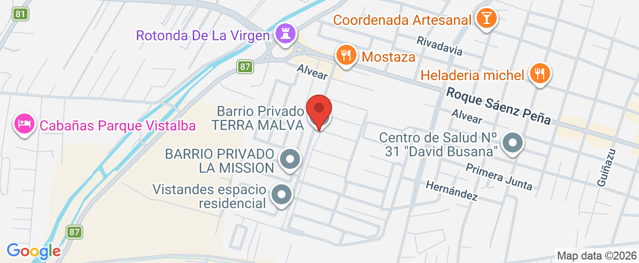 Mapa de la ubicación