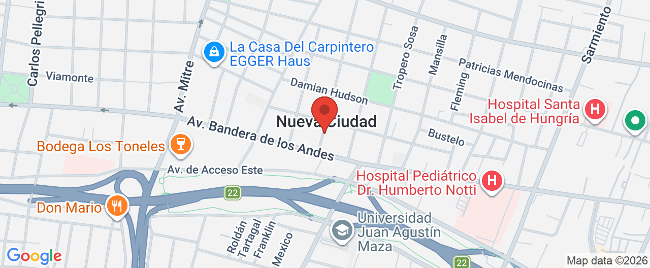 Mapa de la ubicación