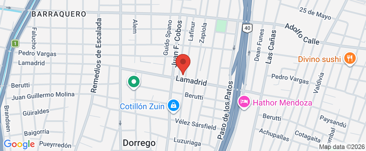 Mapa de la ubicación