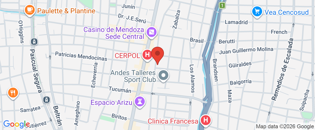 Mapa de la ubicación