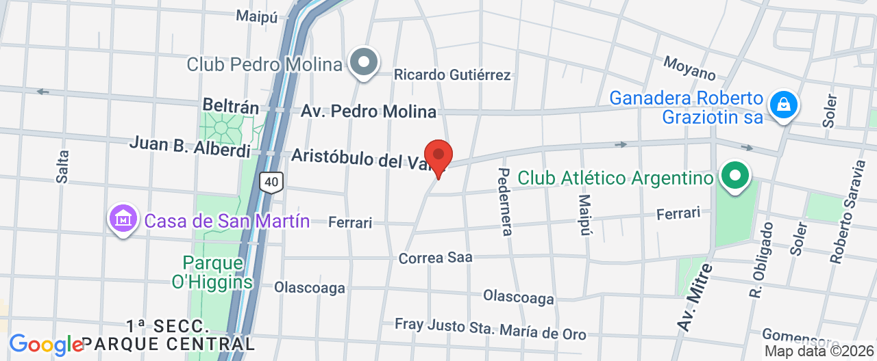 Mapa de la ubicación
