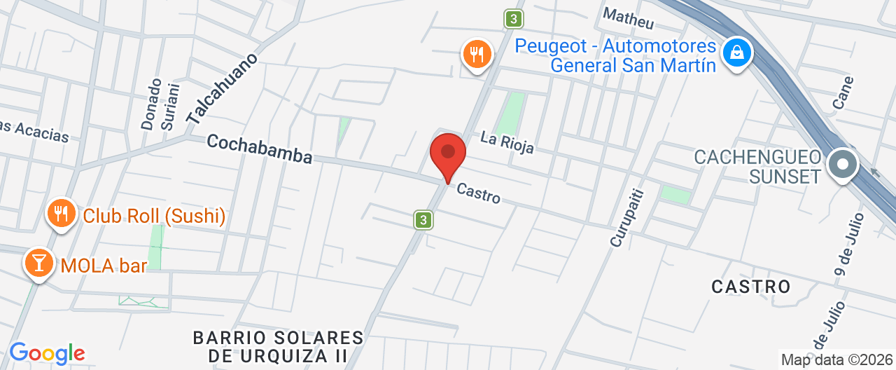 Mapa de la ubicación