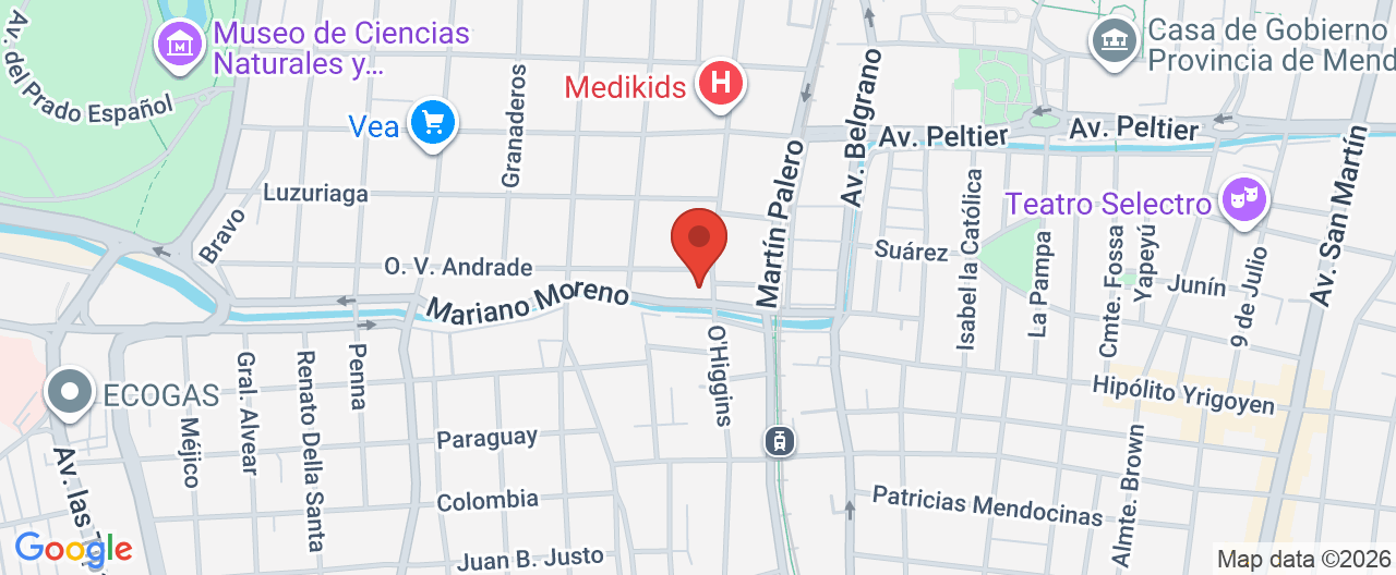 Mapa de la ubicación