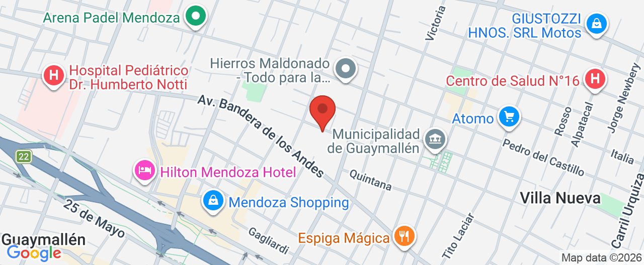 Mapa de la ubicación