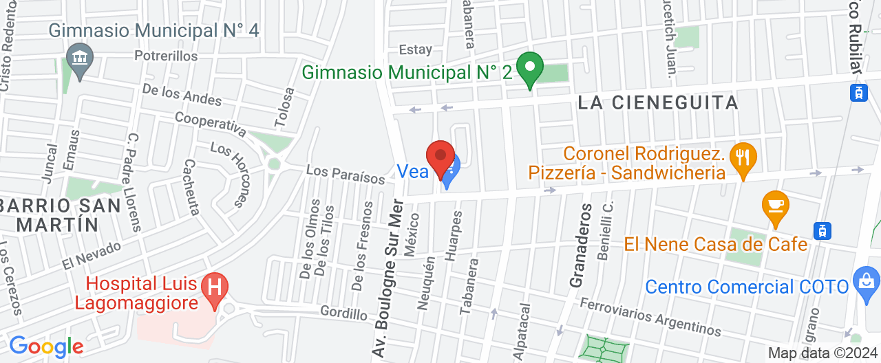 Mapa de la ubicación