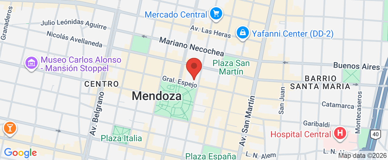 Mapa de la ubicación