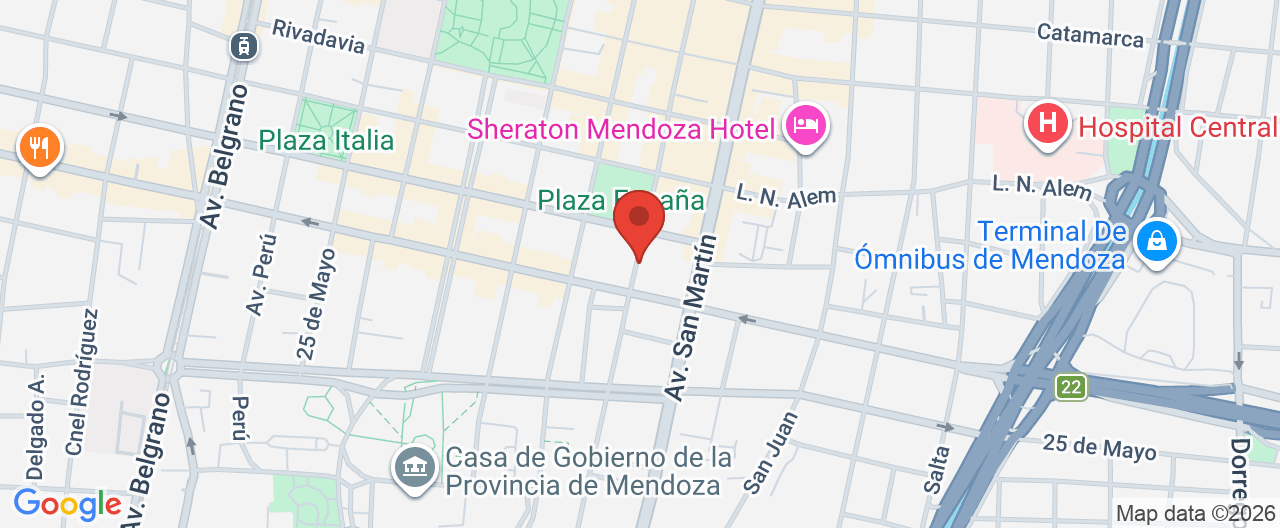 Mapa de la ubicación