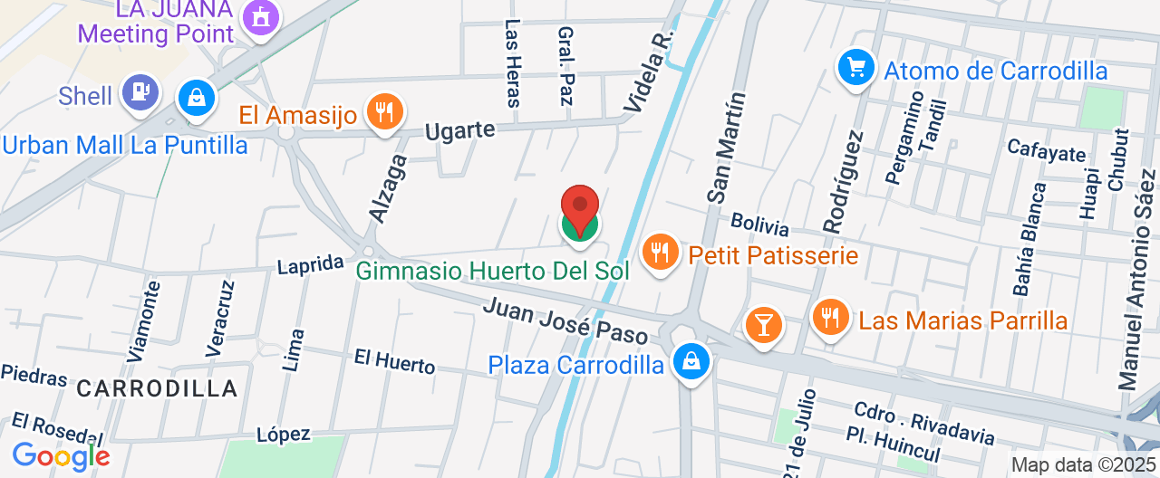 Mapa de la ubicación