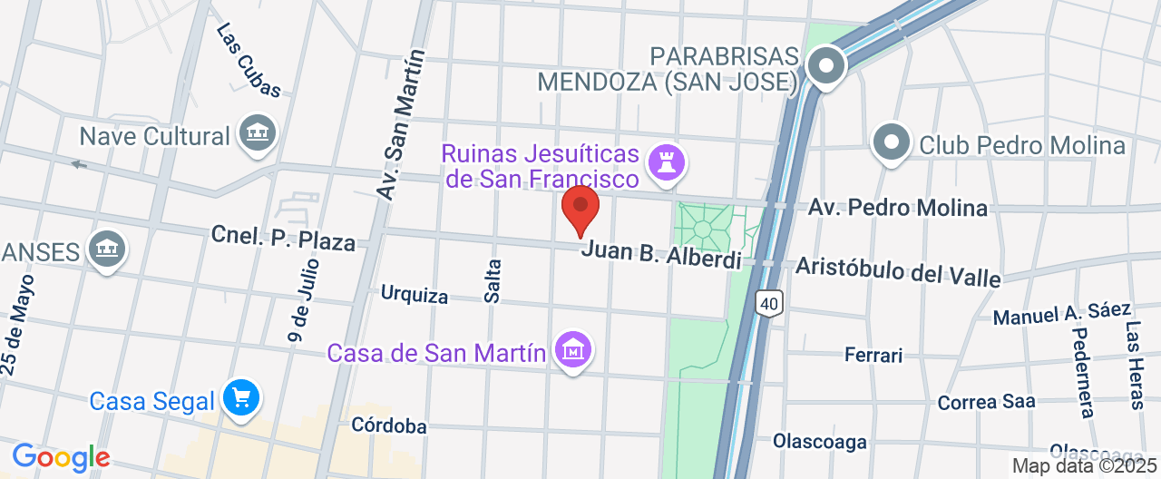 Mapa de la ubicación