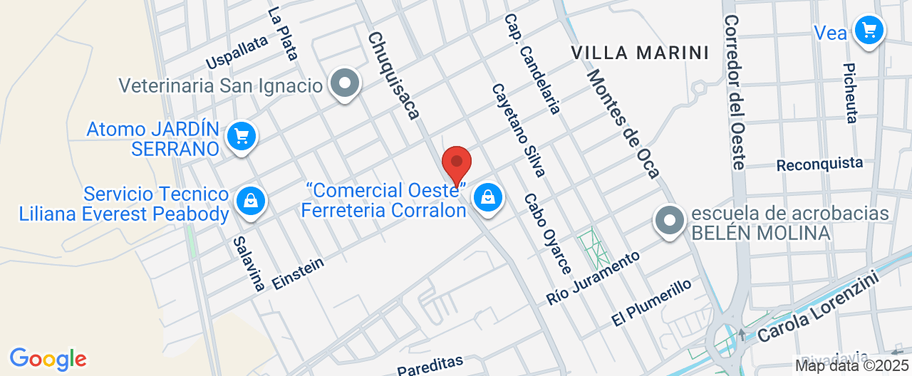 Mapa de la ubicación