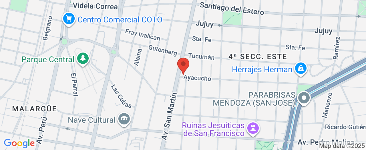 Mapa de la ubicación