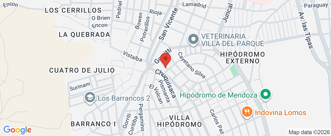 Mapa de la ubicación