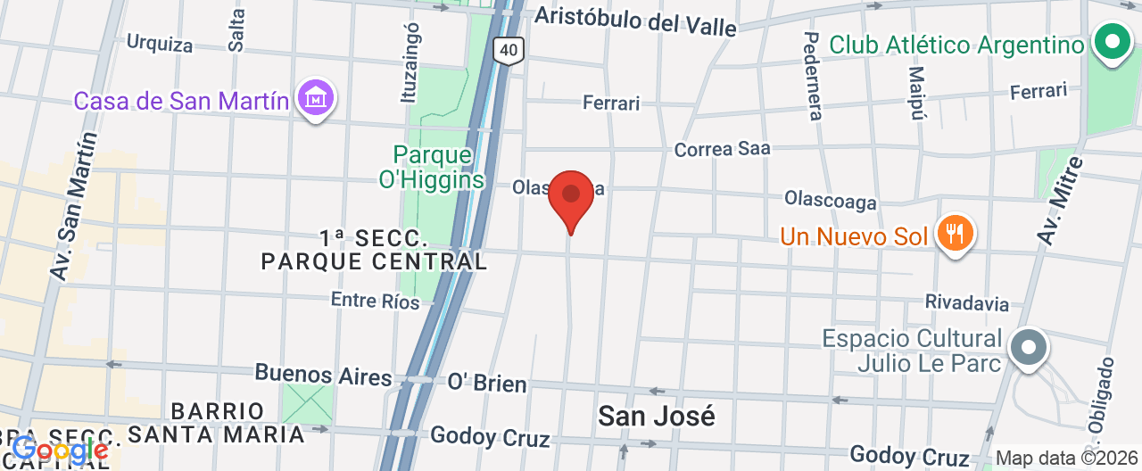 Mapa de la ubicación