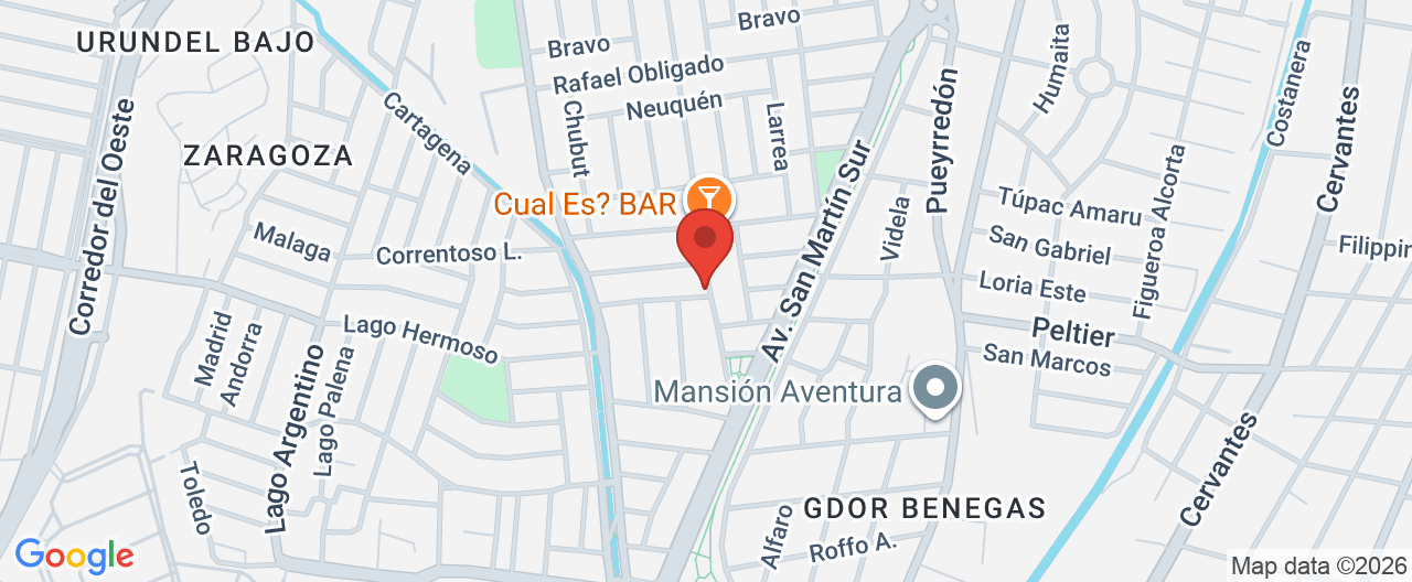 Mapa de la ubicación