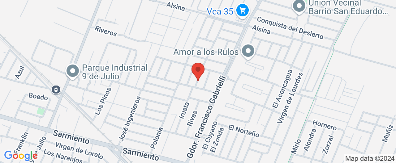 Mapa de la ubicación