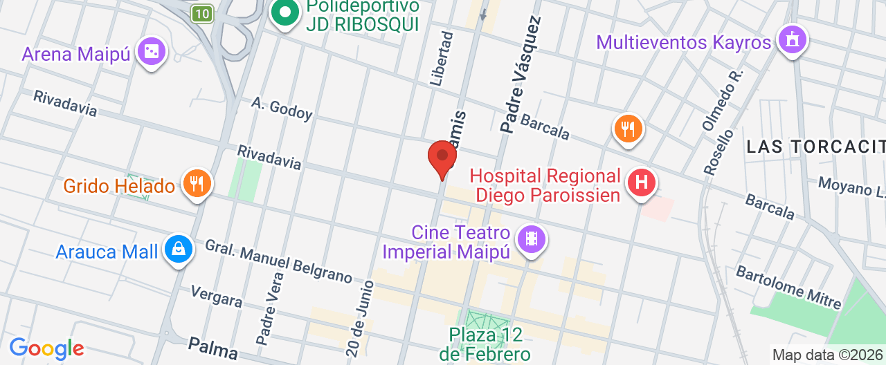 Mapa de la ubicación