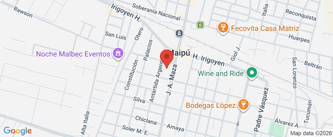 Mapa de la ubicación