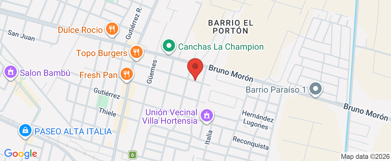 Mapa de la ubicación