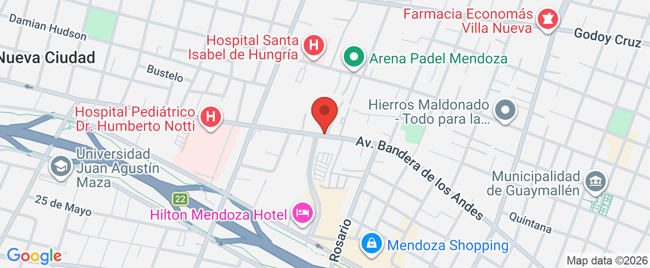 Mapa de la ubicación