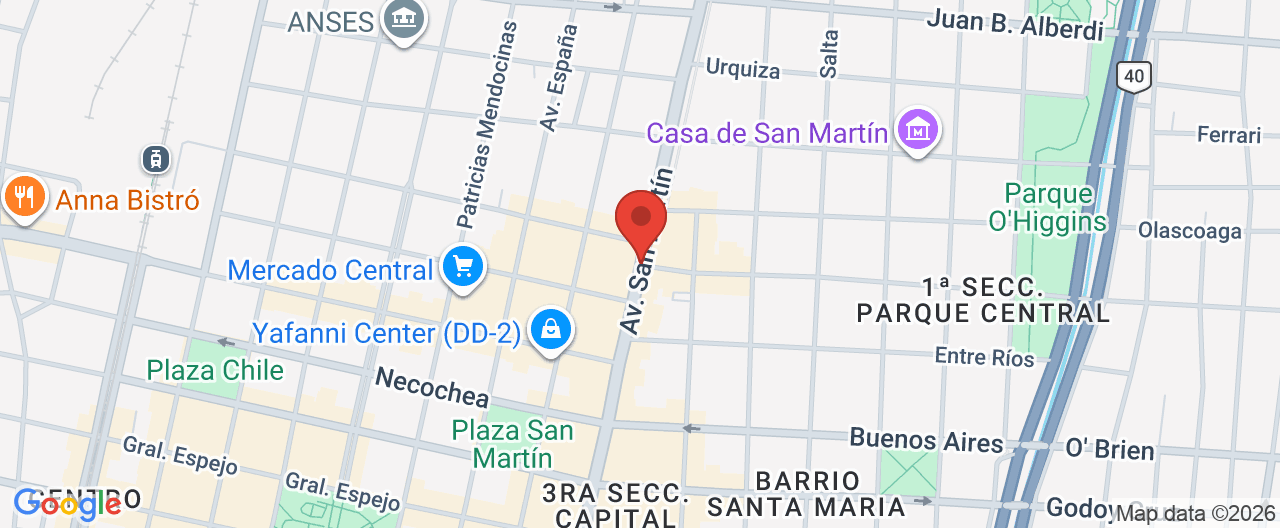 Mapa de la ubicación
