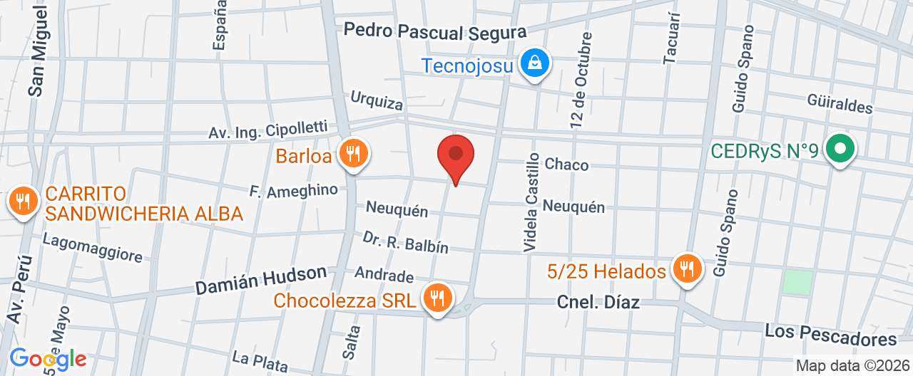Mapa de la ubicación