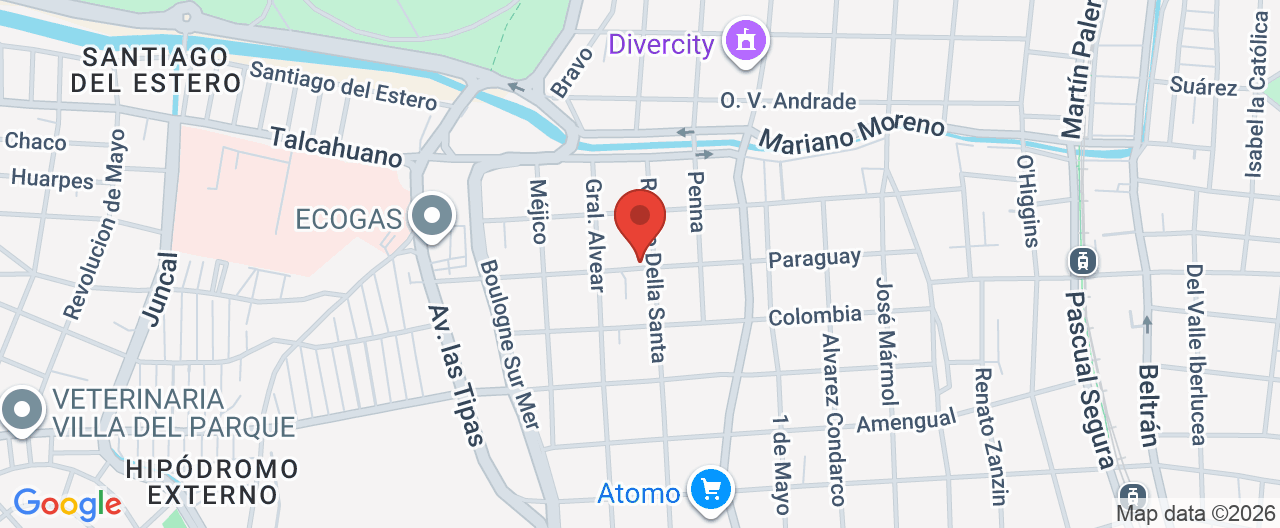 Mapa de la ubicación