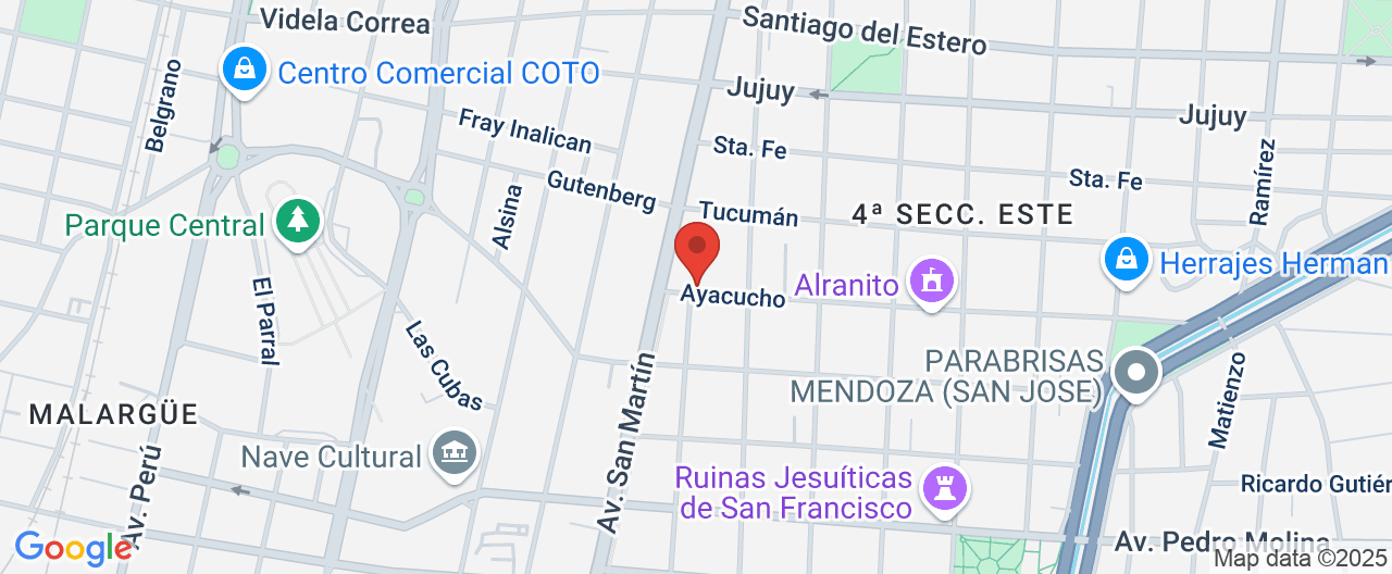 Mapa de la ubicación