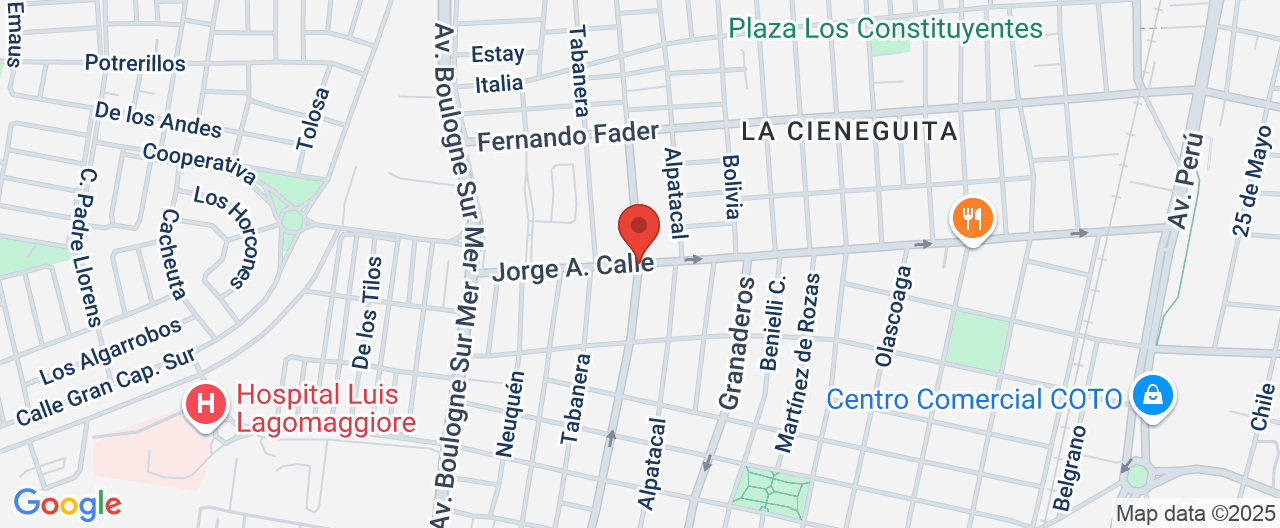 Mapa de la ubicación
