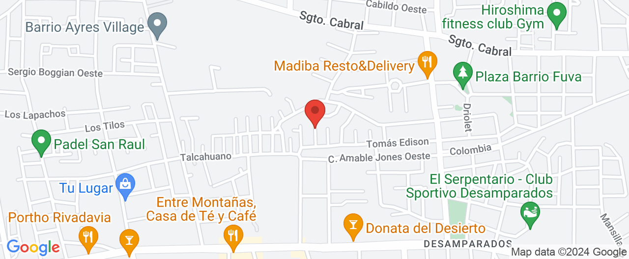 Mapa de la ubicación