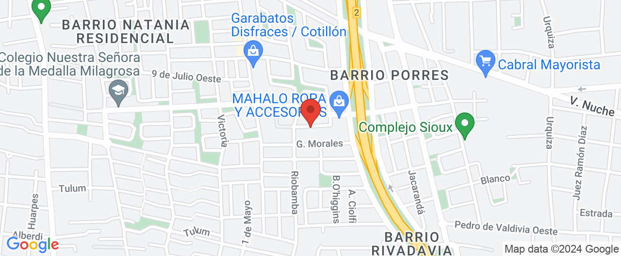 Mapa de la ubicación