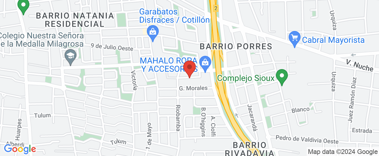 Mapa de la ubicación