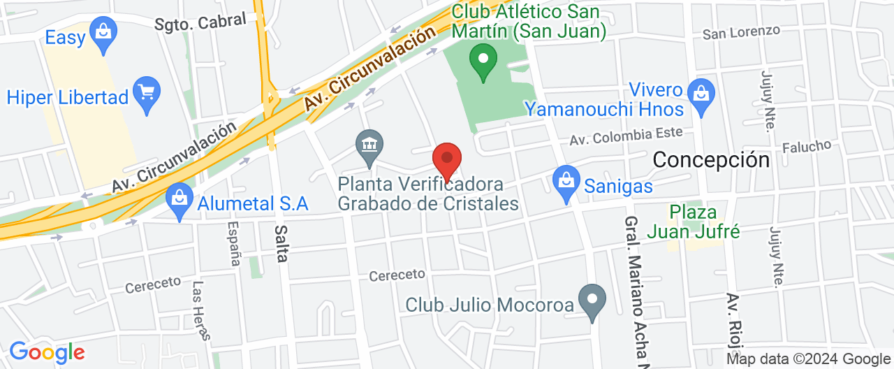 Mapa de la ubicación