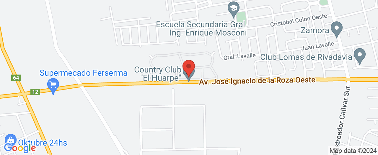 Mapa de la ubicación