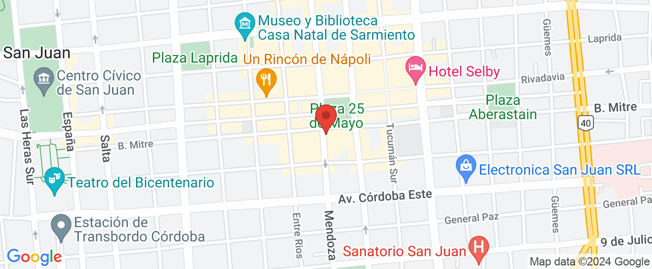 Mapa de la ubicación