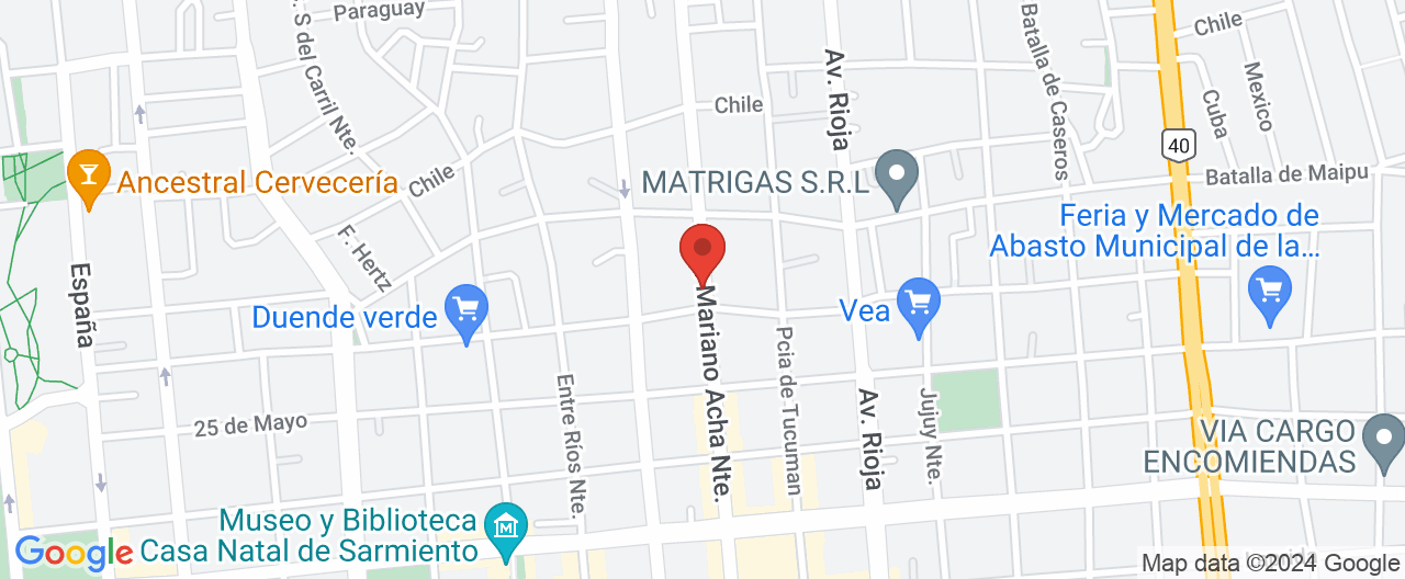 Mapa de la ubicación