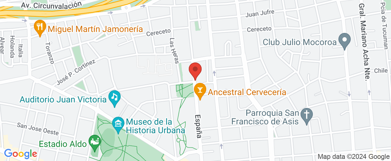Mapa de la ubicación