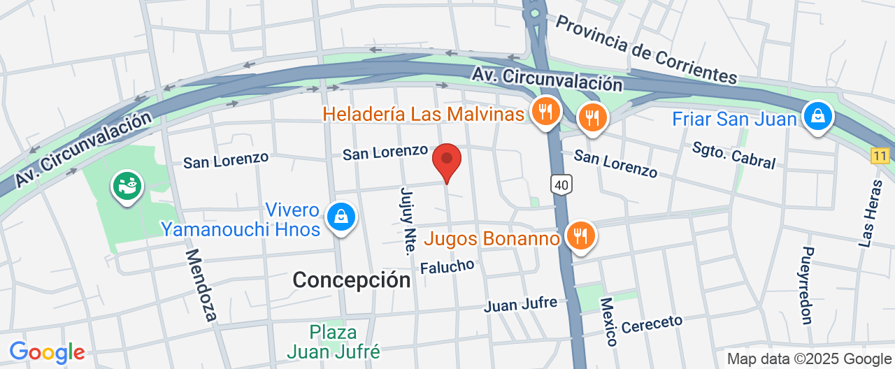 Mapa de la ubicación