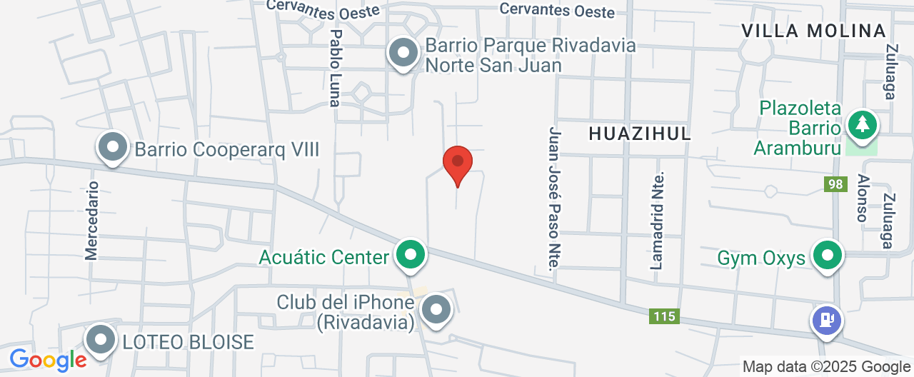 Mapa de la ubicación