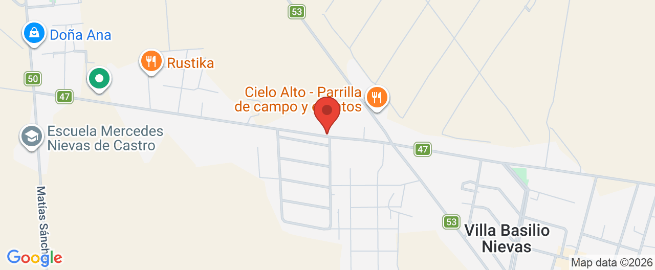 Mapa de la ubicación