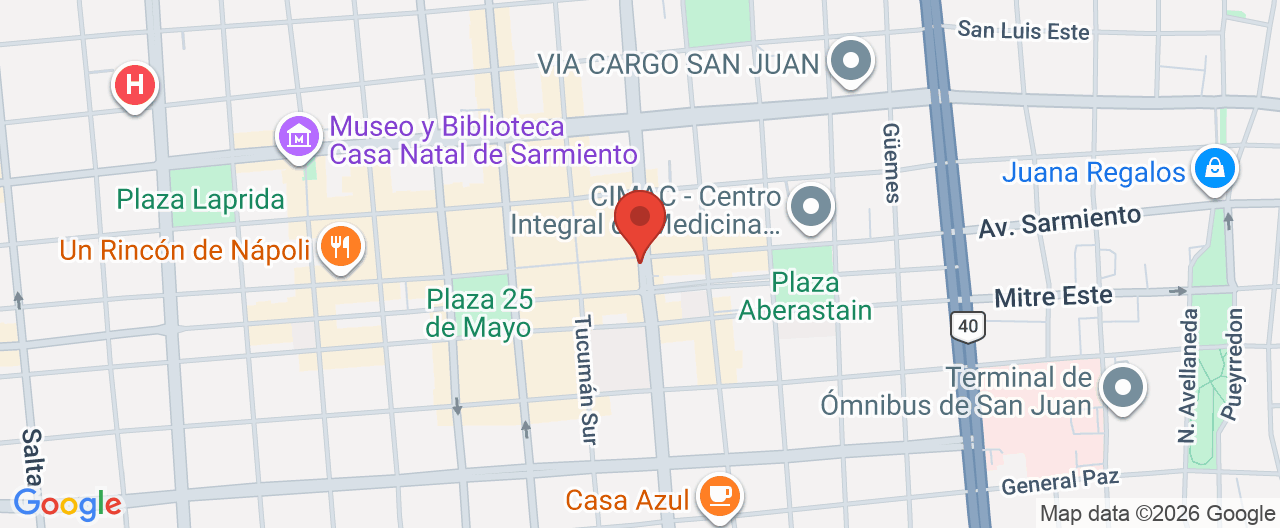 Mapa de la ubicación